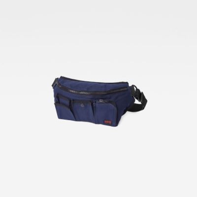 Férfi G-Star Max Stalt Sport Waist Bag Sötétkék Magyarország | TJG2T6B