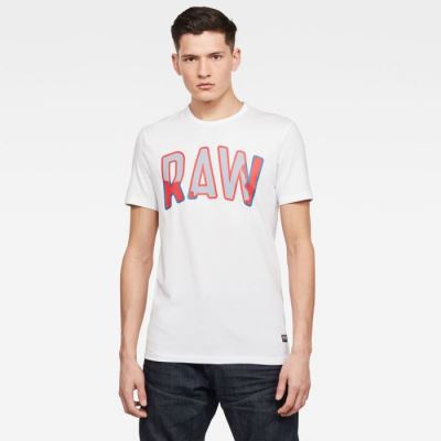 Férfi G-Star Multi Layer Raw Gr Slim Póló Fehér Magyarország | CD856QZ