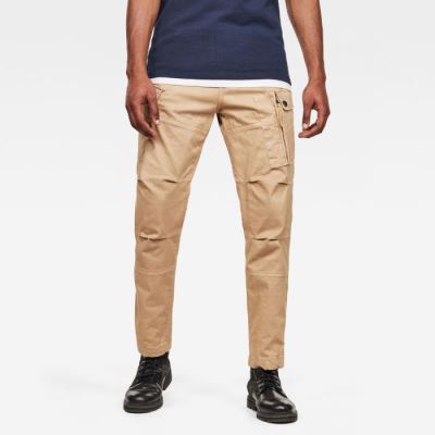 Férfi G-Star Roxic Straight Tapered Cargo Nadrág Khaki Magyarország | 2E2DABG