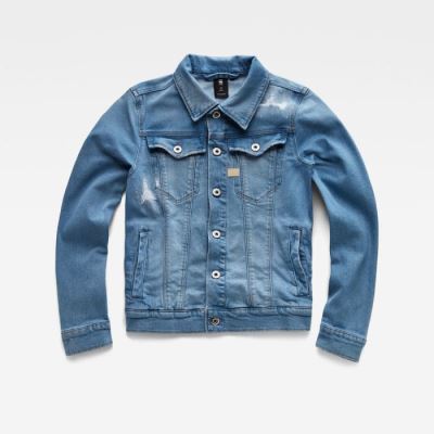 Gyerek G-Star 3301 Denim Jacket Sötétkék Magyarország | 1OUKDR8