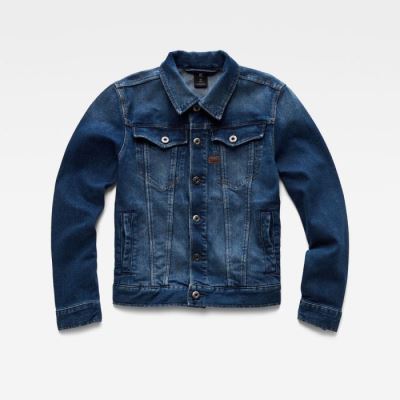 Gyerek G-Star 3301 Denim Jacket Sötétkék Magyarország | 9GEM32R