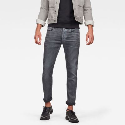 G-Star Raw Jeans - G-Star 3301 Slim Farmer Nadrág Szürke Magyarország | XJV6IH6