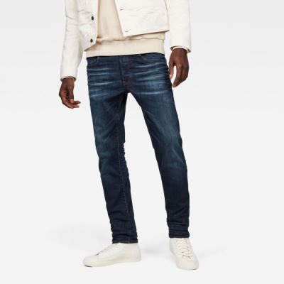 G-Star Raw Jeans - G-Star 3301 Slim Farmer Nadrág Sötétkék Magyarország | KT73ZA0