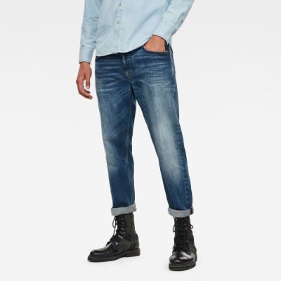 G-Star Raw Jeans - G-Star 3911 Alum Relaxed Tapered Farmer Nadrág Égszínkék Magyarország | U9LNYVW