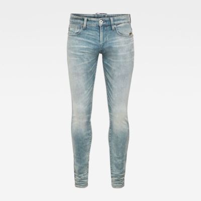 G-Star Raw Jeans - G-Star 4101 Lancet Skinny Farmer Nadrág Kék Magyarország | 0C4B3OK