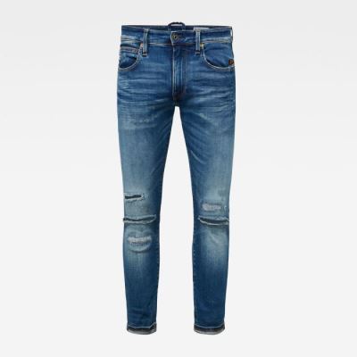 G-Star Raw Jeans - G-Star 4101 Lancet Skinny Farmer Nadrág Kék Magyarország | DVKKD1N