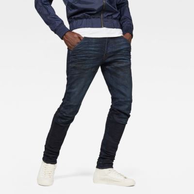 G-Star Raw Jeans - G-Star 5620 3d Slim Farmer Nadrág Sötétkék Magyarország | 25WDGNL