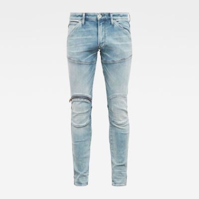 G-Star Raw Jeans - G-Star 5620 3d Zip Knee Skinny Farmer Nadrág Kék Magyarország | XVR8VYF