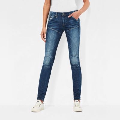 G-Star Raw Jeans - G-Star 5620 Elwood Mid Derekú Skinny Farmer Nadrág Égszínkék Magyarország | IQE72NW