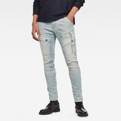 G-Star Raw Jeans - G-Star Airblaze 3d Skinny Farmer Nadrág Kék Világoskék Magyarország | F3D6H45