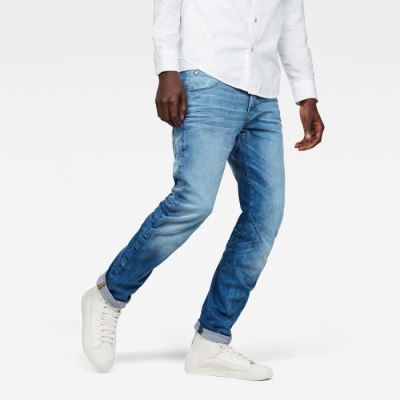 G-Star Raw Jeans - G-Star Arc 3d Slim Farmer Nadrág Világos Kék Magyarország | UNJ74EU