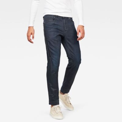 G-Star Raw Jeans - G-Star Citishield 3d Slim Tapered Farmer Nadrág Sötétkék Magyarország | 49SM9U1