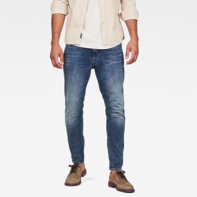 G-Star Raw Jeans - G-Star D-staq 3d Skinny Farmer Nadrág Égszínkék Magyarország | GUI5FXB