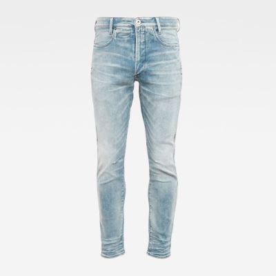 G-Star Raw Jeans - G-Star D-staq 3d Slim Farmer Nadrág Kék Magyarország | E76MEUN