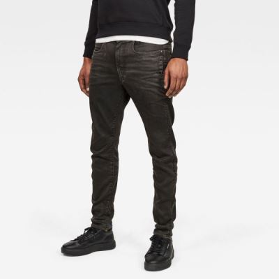 G-Star Raw Jeans - G-Star D-staq 3d Slim Farmer Nadrág Sötétszürke Magyarország | H0183N2