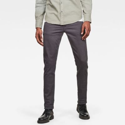 G-Star Raw Jeans - G-Star G-bleid Slim Coloured Farmer Nadrág Sötétfekete Magyarország | 0SMS6HL