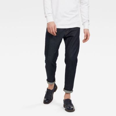 G-Star Raw Jeans - G-Star Loic Relaxed Tapered Farmer Nadrág Sötétkék Magyarország | 3OPF478