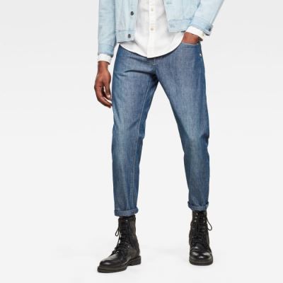 G-Star Raw Jeans - G-Star Loic Relaxed Tapered Farmer Nadrág Sötétkék Magyarország | J14DF6E