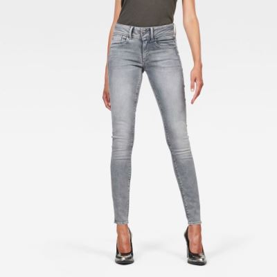 G-Star Raw Jeans - G-Star Lynn Mid Derekú Skinny Farmer Nadrág Szürke Magyarország | XP4016H