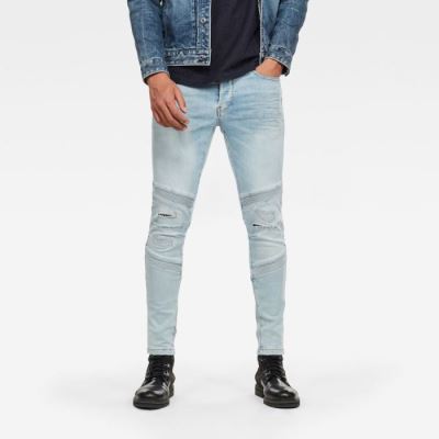 G-Star Raw Jeans - G-Star Motac 3d Slim Farmer Nadrág Kék Magyarország | I4O9CO3