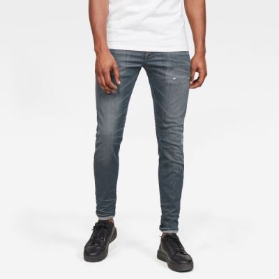 G-Star Raw Jeans - G-Star Revend Skinny Farmer Nadrág Szürke Magyarország | 5PZIJ1S