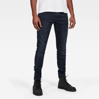 G-Star Raw Jeans - G-Star Revend Skinny Farmer Nadrág Obszidián Magyarország | 5SGK0PC