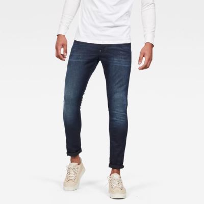 G-Star Raw Jeans - G-Star Revend Skinny Farmer Nadrág Obszidián Magyarország | WFV4JWS