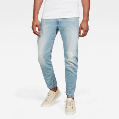 G-Star Raw Jeans - G-Star Tobog 3d Relaxed Tapered Farmer Nadrág Kék Világoskék Magyarország | EB01HQA