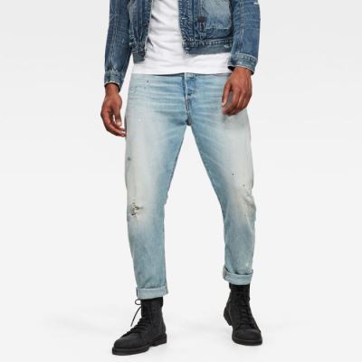 G-Star Raw Jeans - G-Star Típusok C 3d Straight Tapered 2.0 Farmer Nadrág Kék Magyarország | V1LK9T1