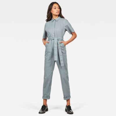 Női G-Star Bristum Deconstructed Jumpsuits Szürke Magyarország | RNP8F79