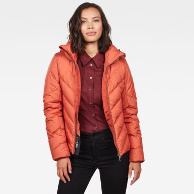 Női G-Star Whistler Slim Down Jacket Királykék Narancssárga Magyarország | JBTBD9W