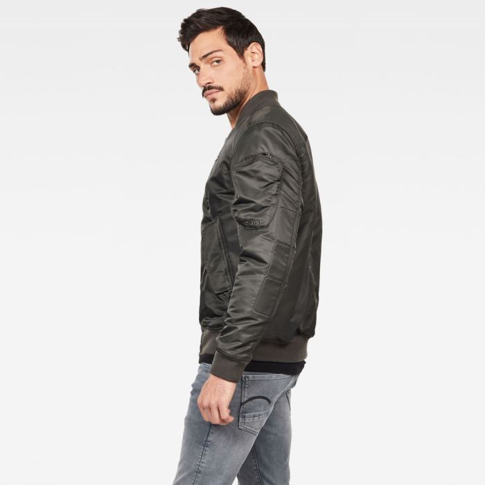 Férfi G-Star Arris Bomber Jacket Kabát Mélyolivazöld Magyarország | F0UWVKR