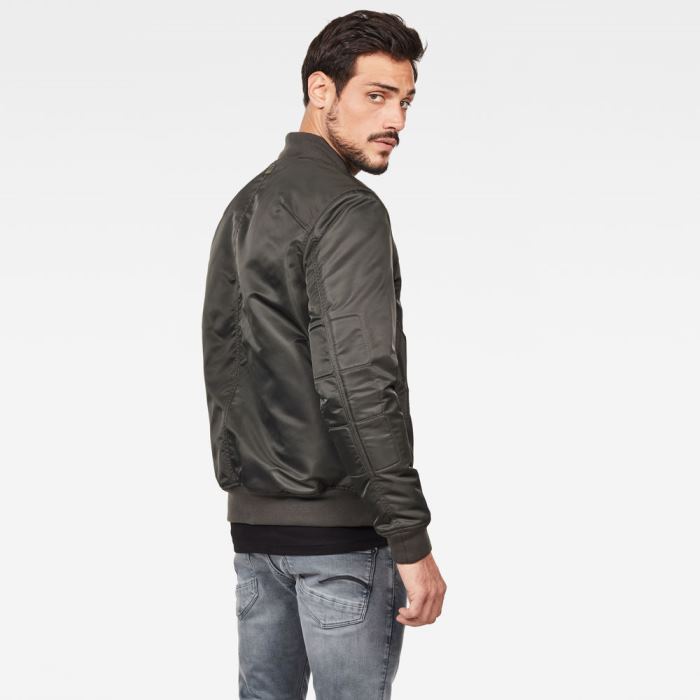 Férfi G-Star Arris Bomber Jacket Kabát Mélyolivazöld Magyarország | F0UWVKR