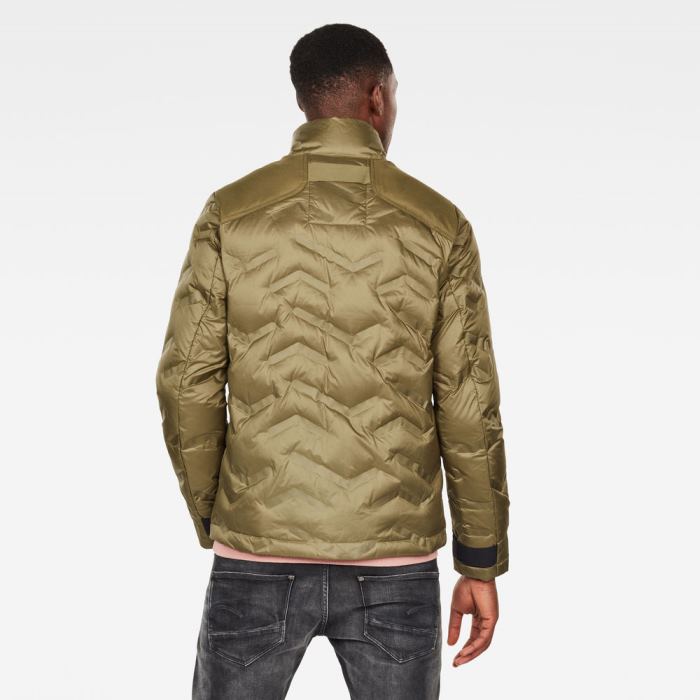 Férfi G-Star Attacc Down Jacket Olivazöld Magyarország | IYQU703