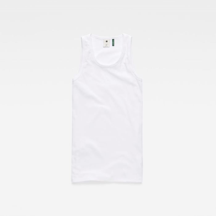 Férfi G-Star Basic 2-pack Tank Tops Fehér Magyarország | GBM23YZ