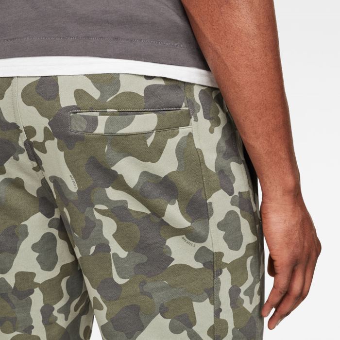 Férfi G-Star Brush Camo Sweat Rövidnadrág Világos Camo Magyarország | U6IGCIJ