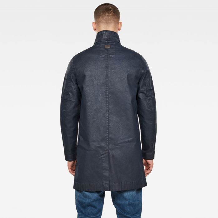 Férfi G-Star Citishield Denim Coat Kabátok Sötétkék Magyarország | PSC5HLD