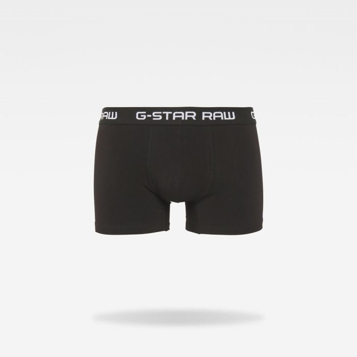 Férfi G-Star Classic 3-pack Trunks Fekete Magyarország | 2H06L6S