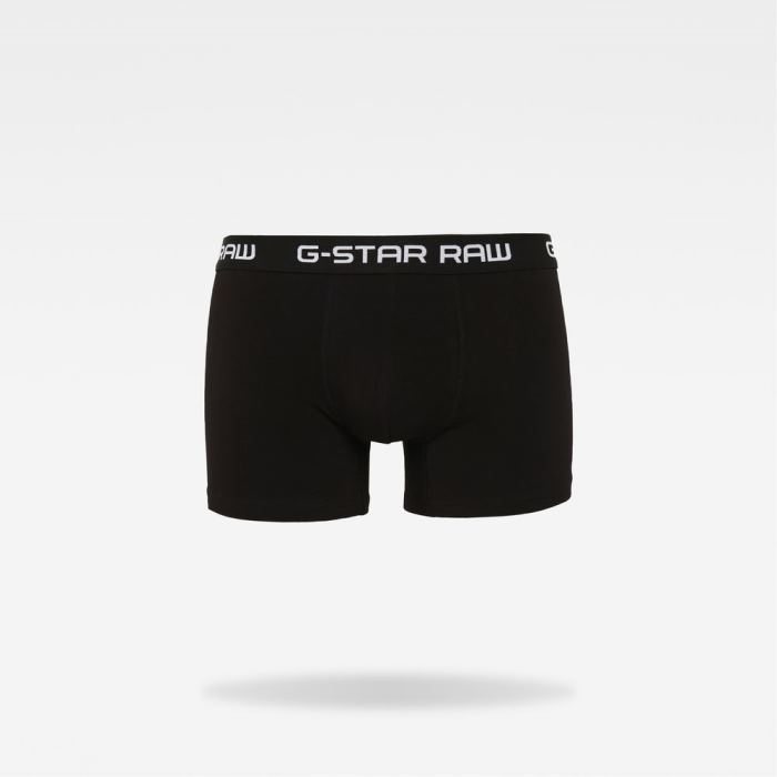 Férfi G-Star Classic 3-pack Trunks Fekete Magyarország | 2H06L6S