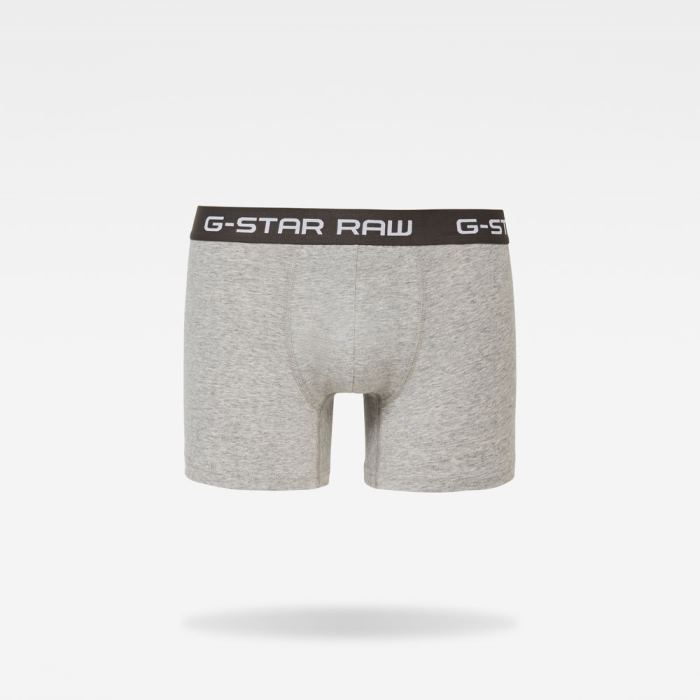 Férfi G-Star Classic 3-pack Trunks Fekete Szürke Fehér Magyarország | EMS0YAL