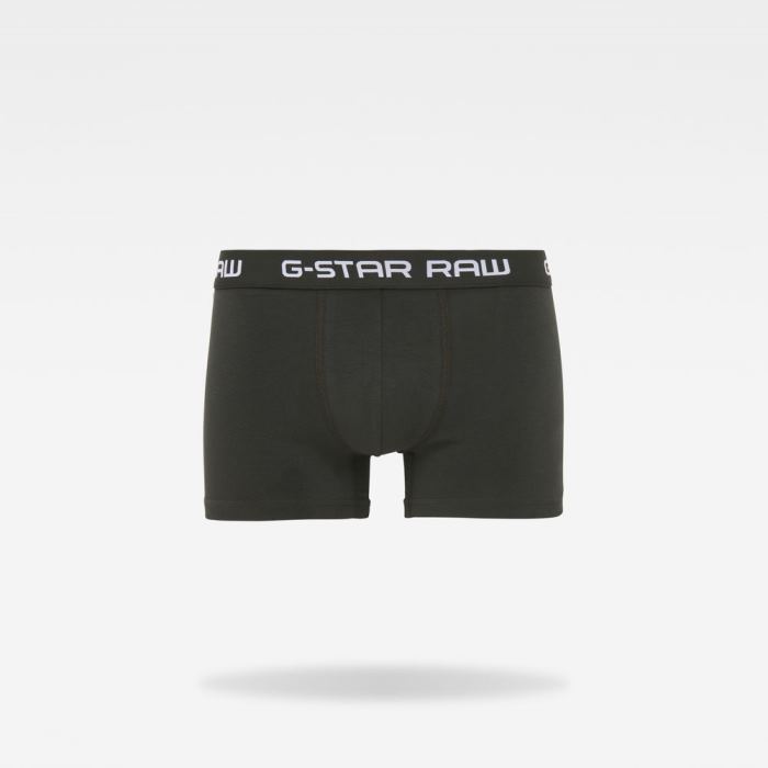 Férfi G-Star Classic 3-pack Trunks Szürke Zöld Magyarország | AWT814H