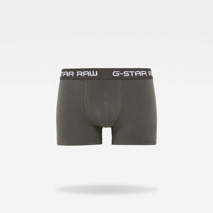 Férfi G-Star Classic 3-pack Trunks Szürke Zöld Magyarország | AWT814H