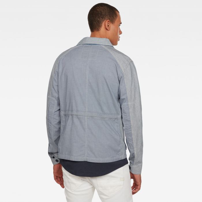 Férfi G-Star Field Pm Overshirt Sötétkék Magyarország | 1B3WPTM