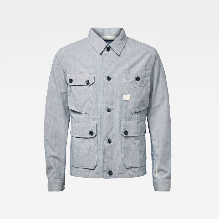 Férfi G-Star Field Pm Overshirt Sötétkék Magyarország | 1B3WPTM