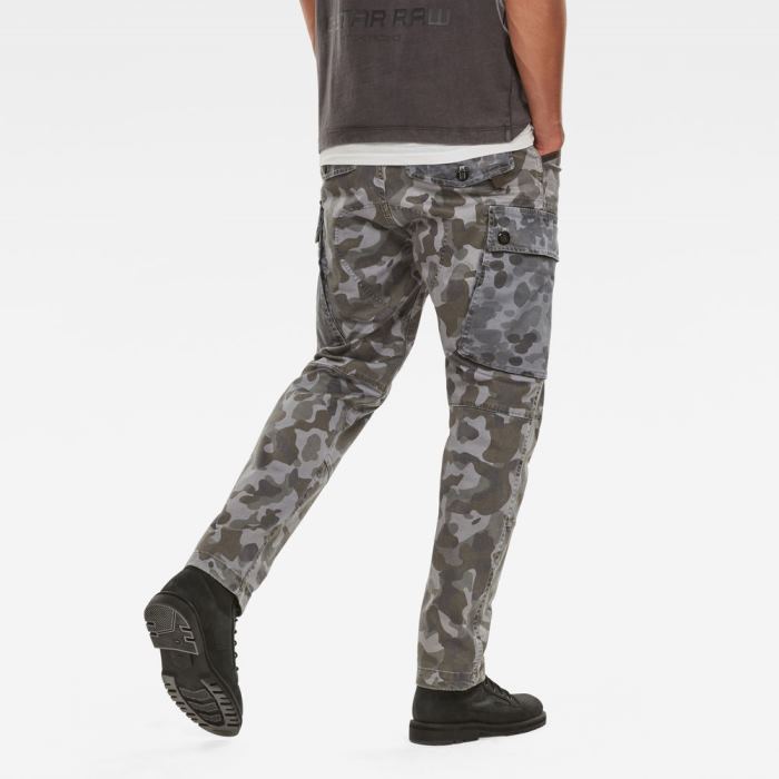 Férfi G-Star Jungle Relaxed Tapered Cargo Nadrág Szürke Camo Magyarország | 8KWPW7R