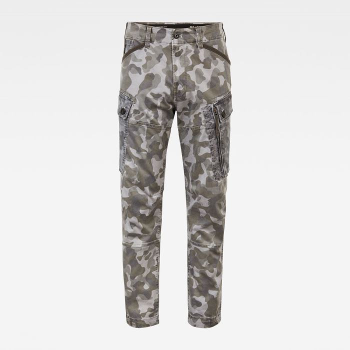 Férfi G-Star Jungle Relaxed Tapered Cargo Nadrág Szürke Camo Magyarország | 8KWPW7R