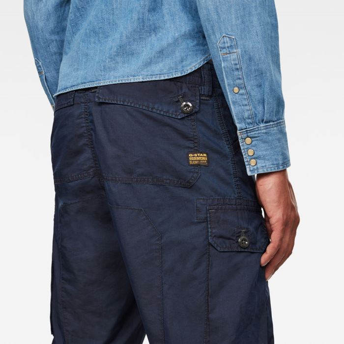 Férfi G-Star Jungle Relaxed Tapered Cargo Nadrág Sötétkék Magyarország | R49SSK6