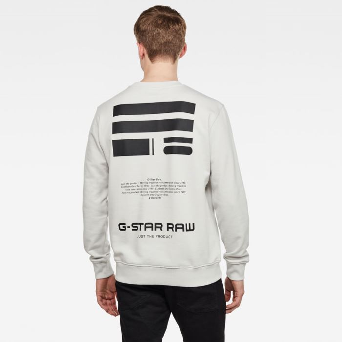 Férfi G-Star Raw Definition Pulóverek Szürke Magyarország | XYEUPFI