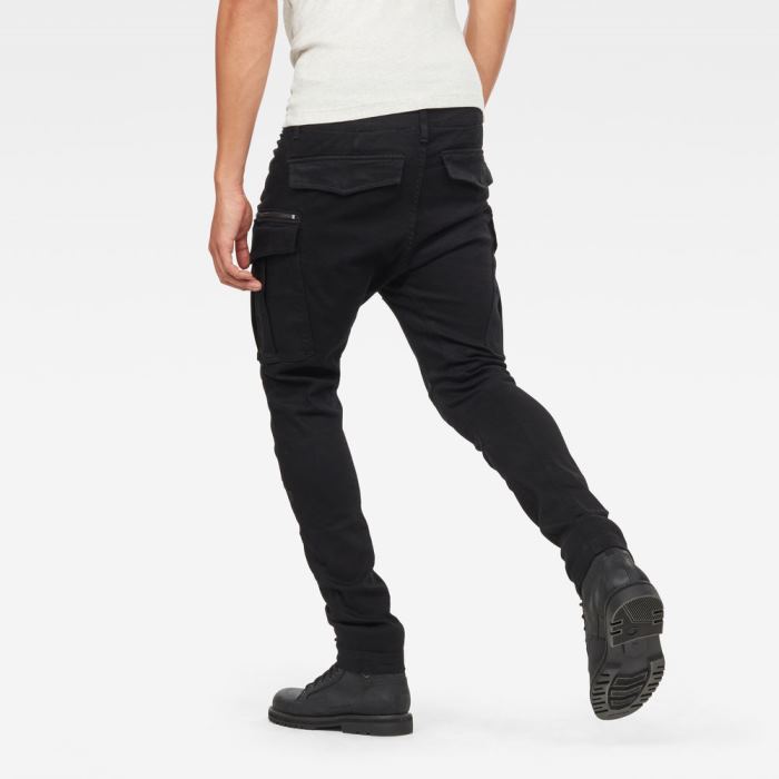 Férfi G-Star Rovic Zip 3d Skinny Nadrág Fekete Magyarország | T993XWD