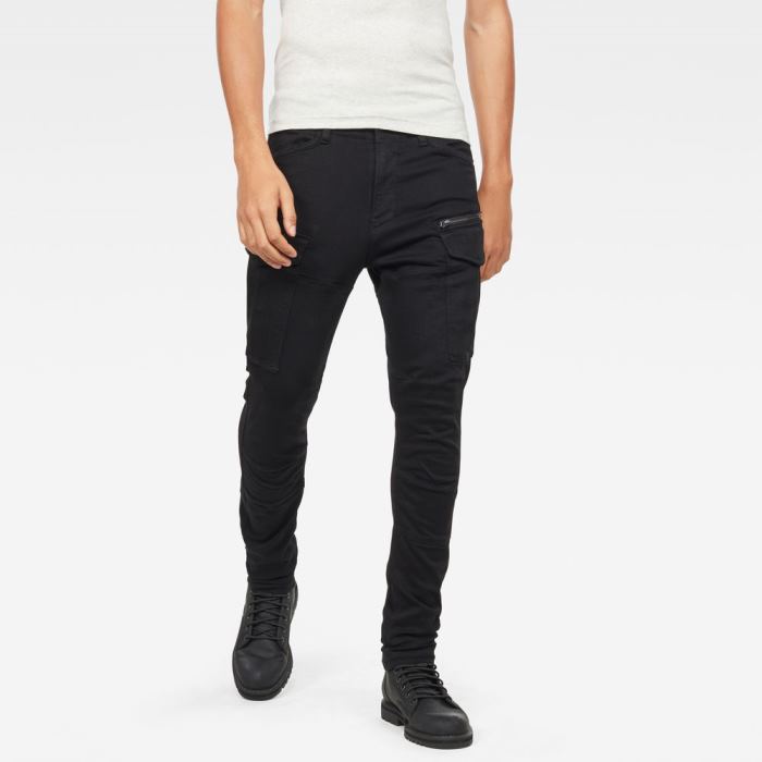 Férfi G-Star Rovic Zip 3d Skinny Nadrág Fekete Magyarország | T993XWD